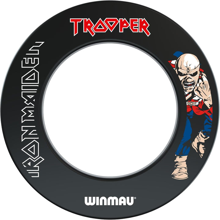 WINMAU Dartscheiben-Einfassungen Schwarz Trooper, Schwarz Trooper