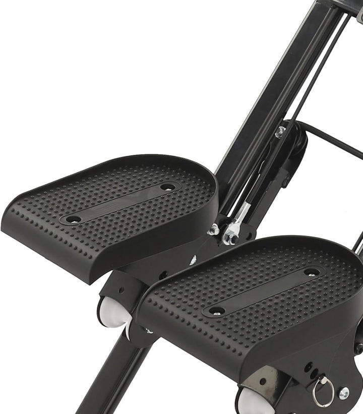 Treppensteiger, Zusammenklappbar Stair Stepper Cardio-Übung mit 3 Gänge Einstellbarer Pedal, Verstel