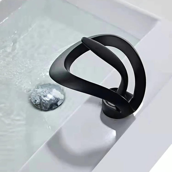 waschtischarmatur wasserfall Schwarz,wasserhahn bad wasserfall,Wasserhahn Bad Aus Erstklassigem Mess