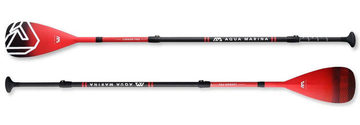 Aquamarina Unisex – Erwachsene Paddle Carbon Pro Paddel, Schwarz Rot, Uni
