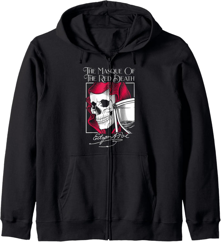 Edgar Allan Poe The Mask Of The Red Death Literary Kapuzenjacke