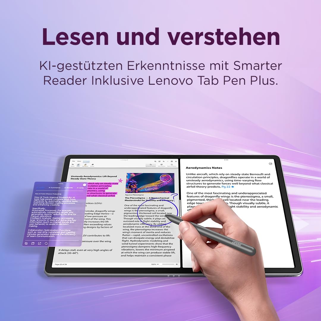Lenovo Idea Tab Pro Gen 2 Tablet | 13" 3.5K LCD Touch Display | Snapdragon 8s Gen 4 | 8GB RAM | 128G