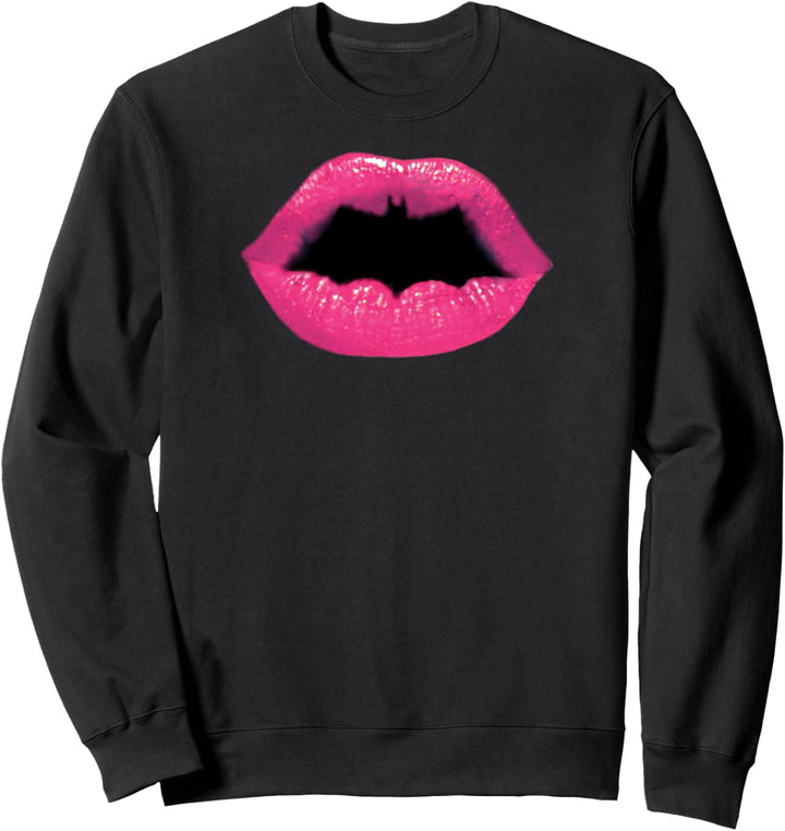 DC Batgirl Logo Lippen Sweatshirt