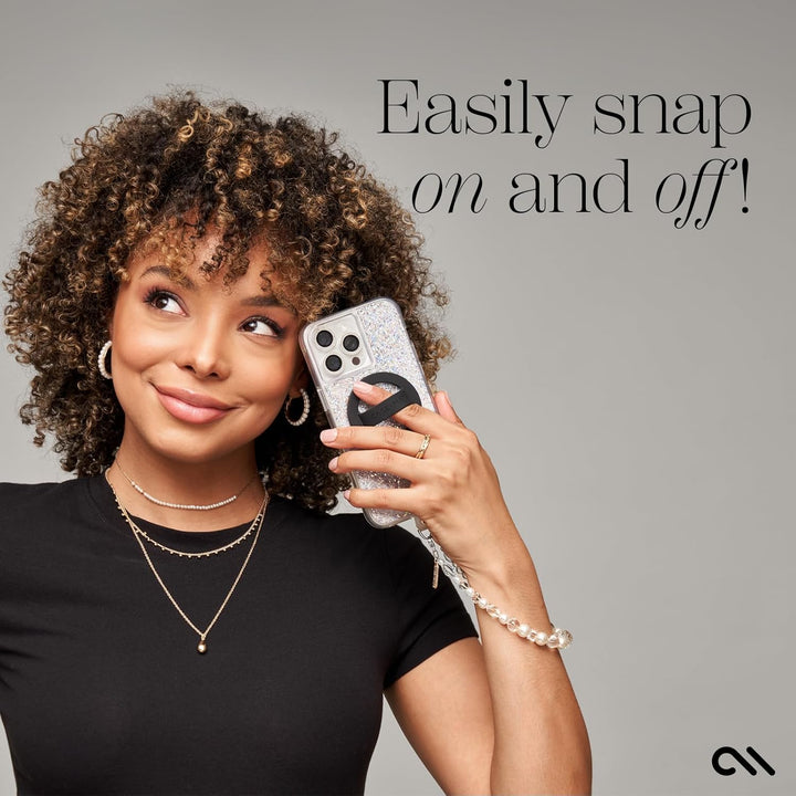 Case-Mate Magnetic Phone Grip (Loop Grip) - Magnetic Phone Ring Holder - Removable Soft MagSafe iPho