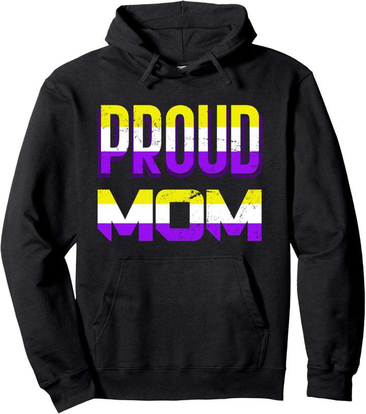 Genderfluid Stolze Mama Muttertag Geschenk Nicht Binär Pullover Hoodie