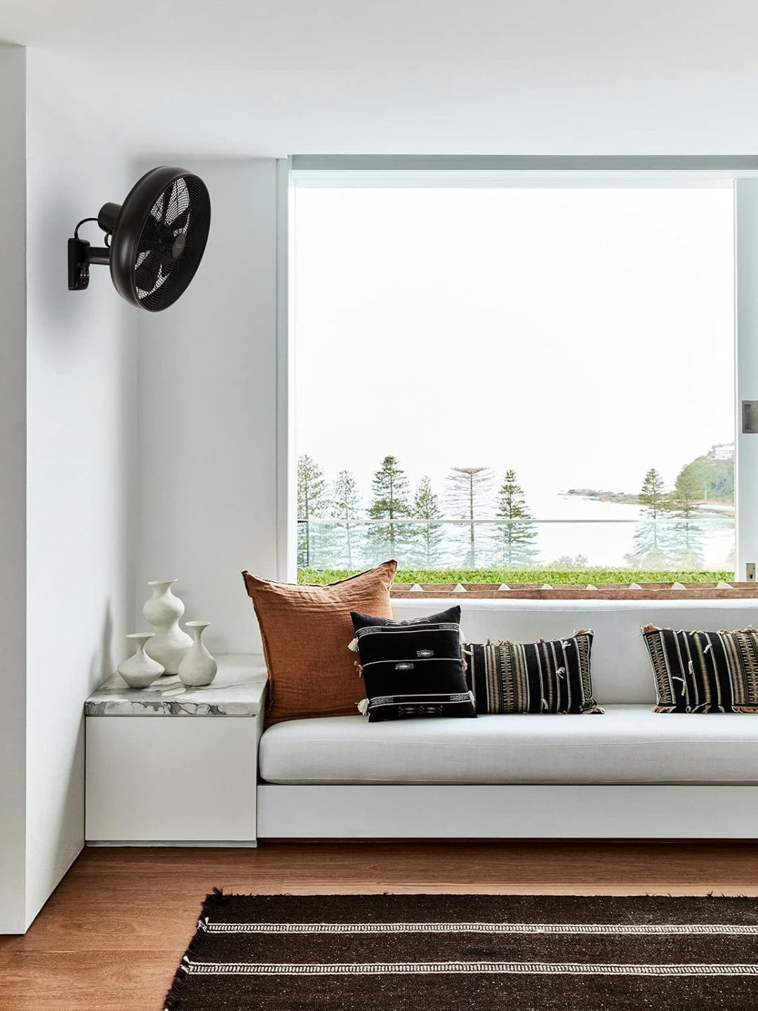 Lucci AIR BK Wandventilator (Ø) 410mm Gehäusefarbe:
