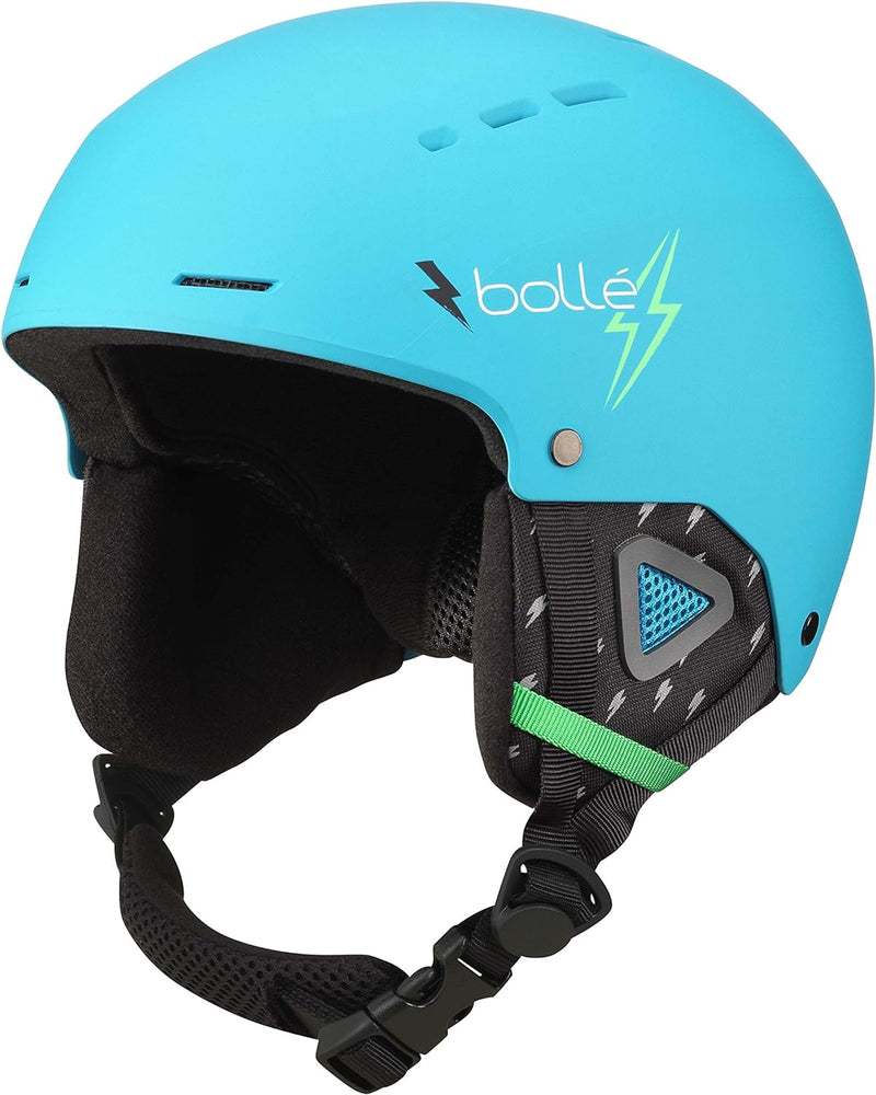 bollé Quiz Skihelm Pink Unisex Erwachsene 52-55 cm 49-52cm matte cyan flash, 49-52cm matte cyan flas