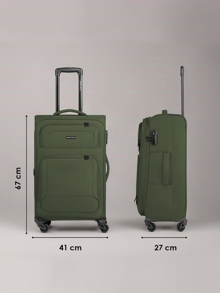 Smartbox Weichgepäck Check-in Koffer für Damen &amp; Herren | Mittelgrosser Trolley 41 x 27 x 67 cm | 4