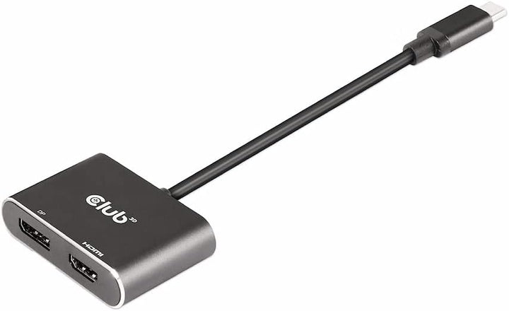 Club 3D MST Hub USB3.2 Gen2 Typ-C(DP™ Alt-Mode) auf DisplayPort™ + HDMI™ 4K60Hz St./B. CSV-1552, CSV
