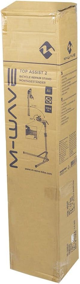 M-Wave Unisex – Erwachsene Top Assist 2 Montageständer, Metallic, 101,2 x 20,3 x 17,8 cm
