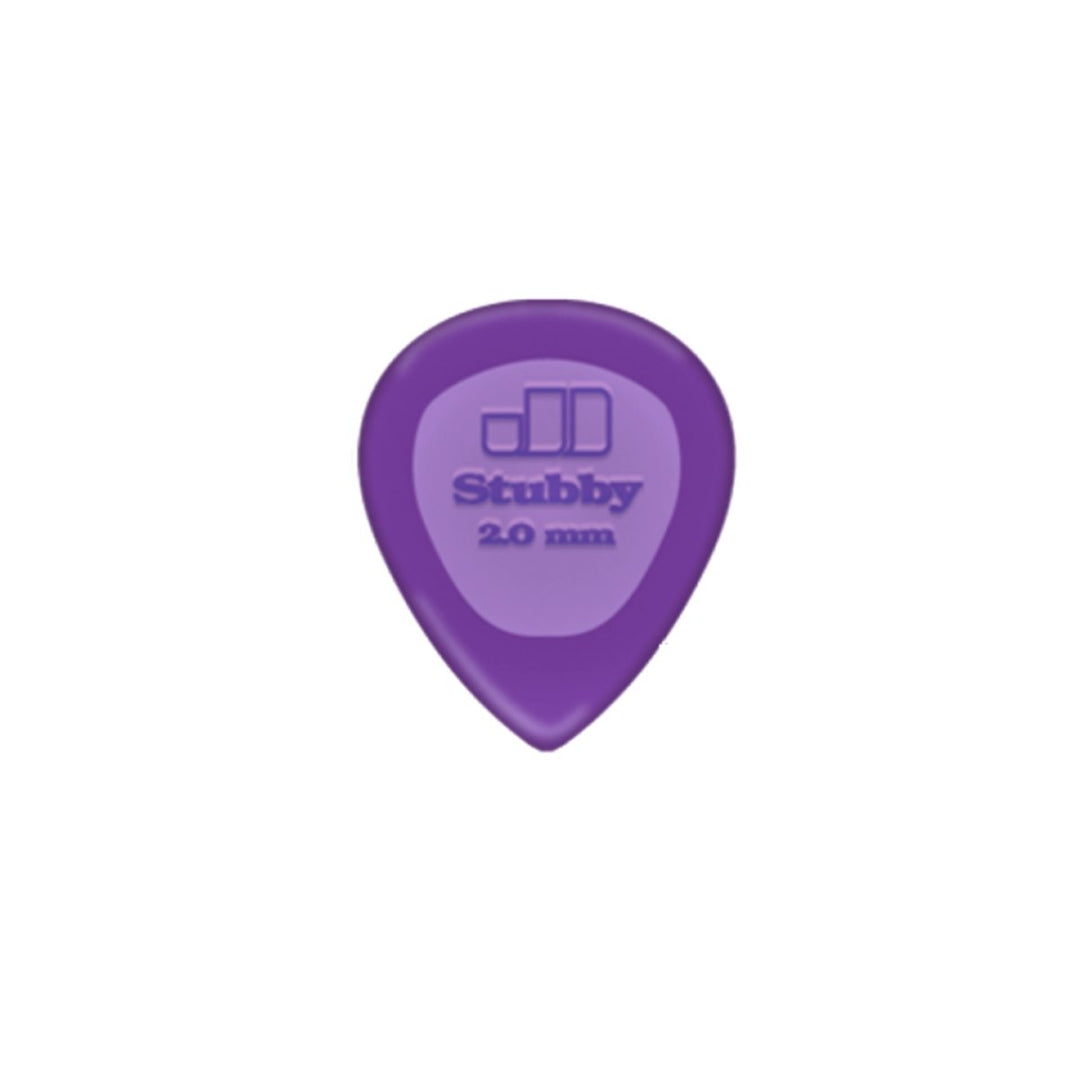 Médiators Jim Dunlop 2,00mm Big Stubby 2,00mm sachet de 24 Sachet de 24 2,00mm, Sachet de 24 2,00mm
