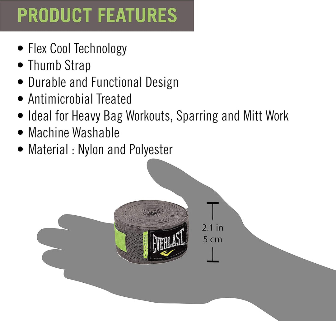 Everlast Flexcool Handbandagen grau, grau