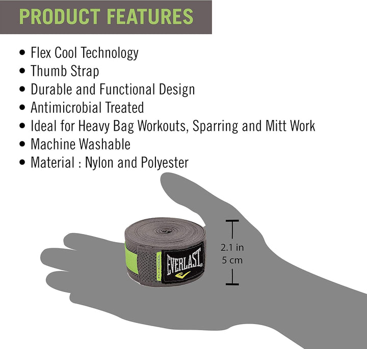 Everlast Flexcool Handbandagen grau, grau