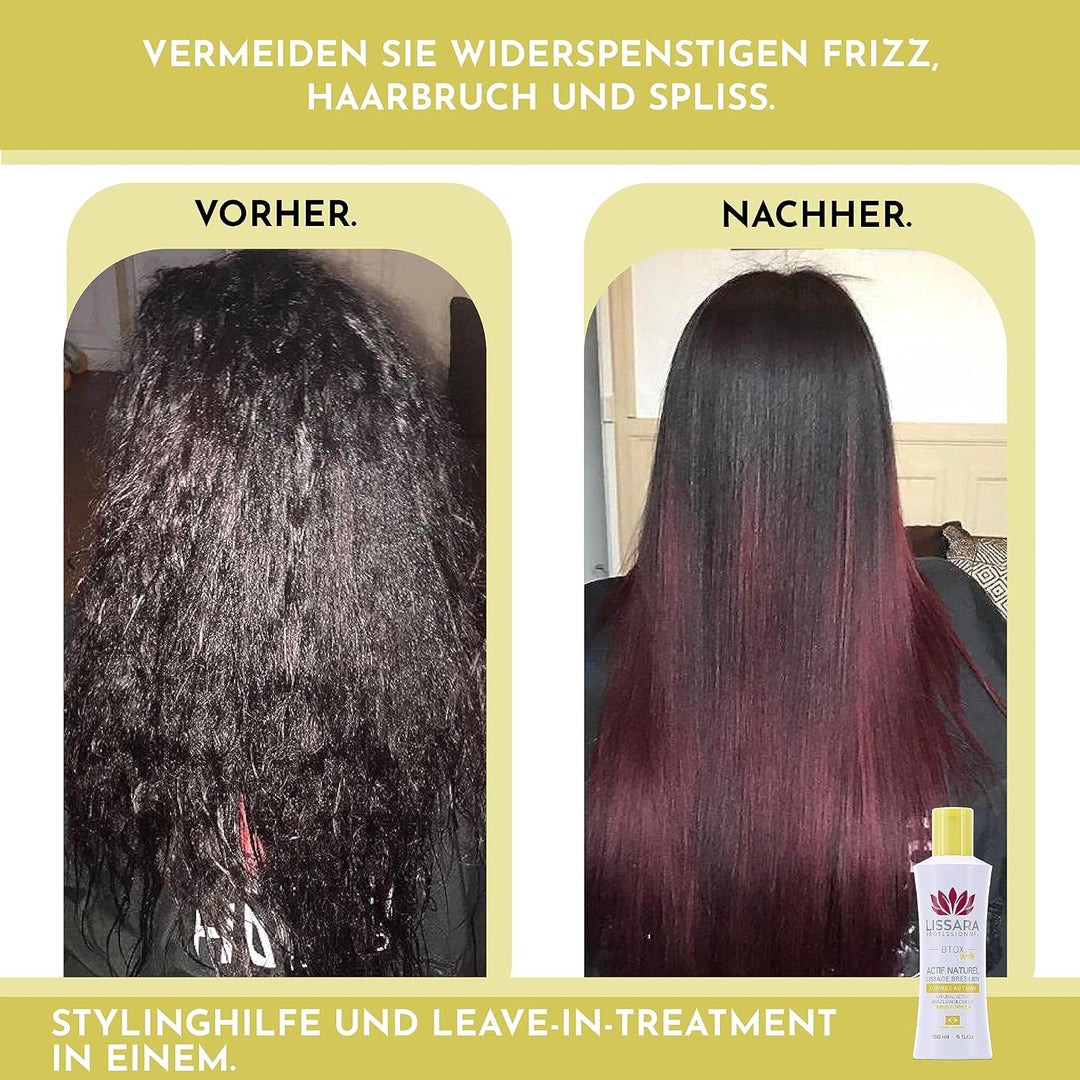 Glättendes Tanin Lissara - Taninoplastik - Btox White NATURAL ACTIVE - Formolfrei - Tiefenverjüngend