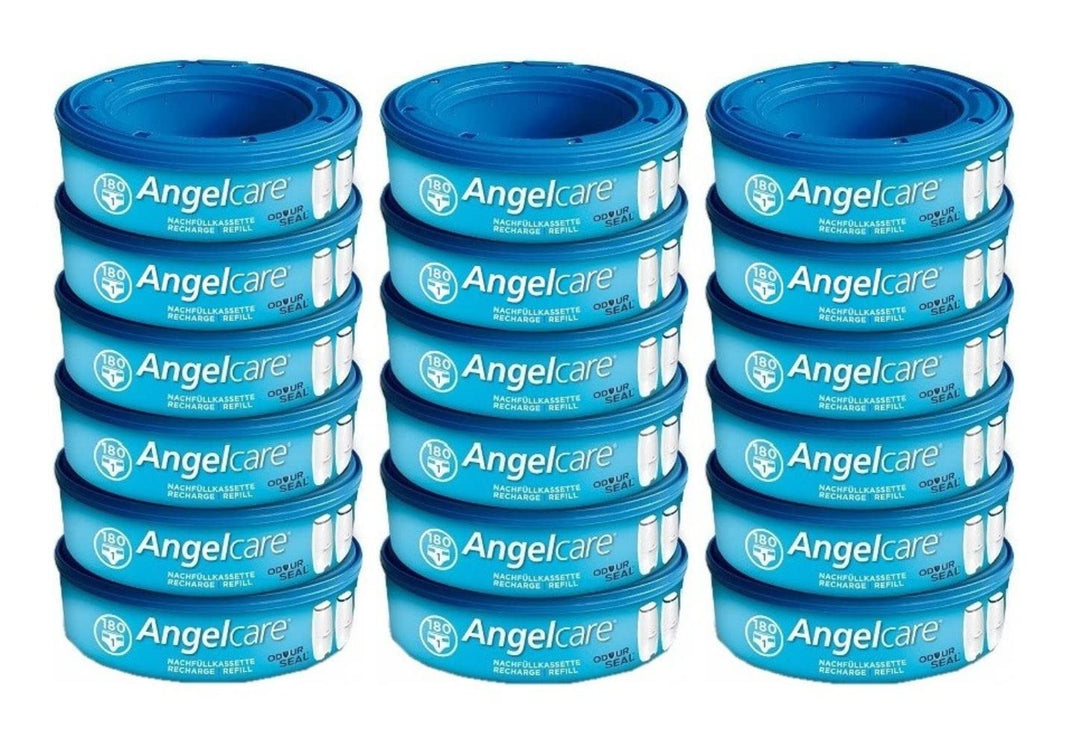 Angelcare Windeleimer Nachfüllpack Plus 18er Pack Lot de 18, Lot de 18