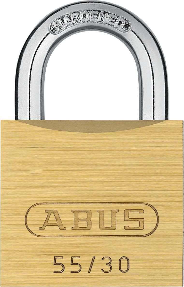 Abus 60028540 Messing-Hangschloss 1 Stück 30mm Verschiedenschliessend, 1 Stück 30mm Verschiedenschli
