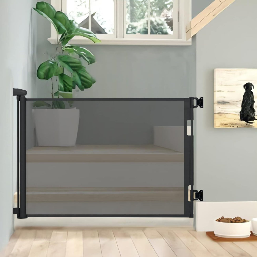 Hawthyhome Türschutzgitter Ausziehbar 0-180CM, Baby Treppenschutzgitter für Babys und Haustiere Kind