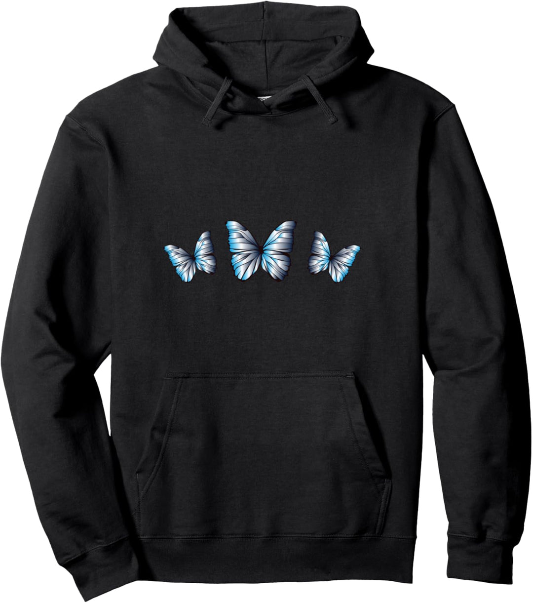 Schmetterling Butterfly Design für Damen Herren und Kinder Pullover Hoodie