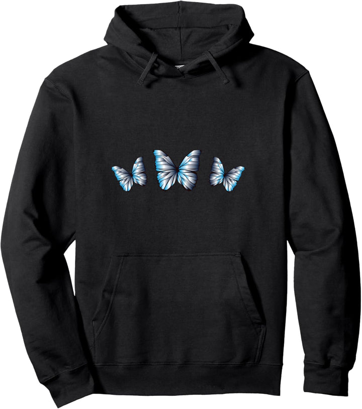 Schmetterling Butterfly Design für Damen Herren und Kinder Pullover Hoodie