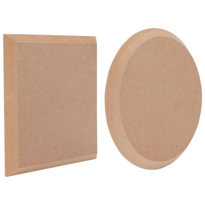 Keramik-Ton-Trockenbrett, Flach, Rund und Quadratisch, Töpferform, 20 X 20 Cm, 2-Teilig