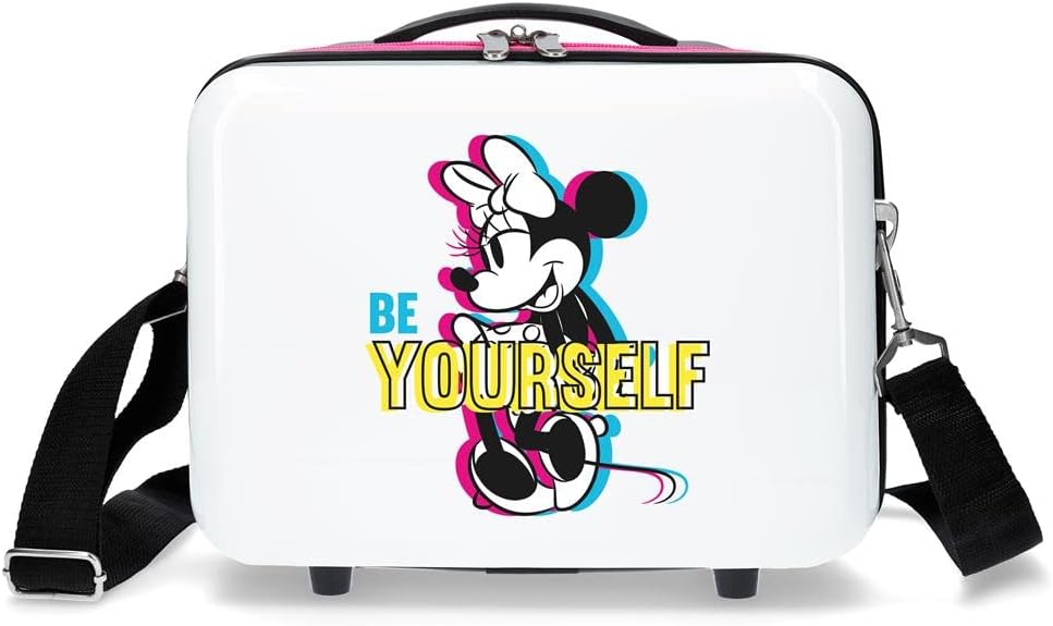 Disney Minnie Be Yourself - Traits Anpassungsfähiger Schönheitsfall Weiss 29x21x15 cms ABS Kindermod