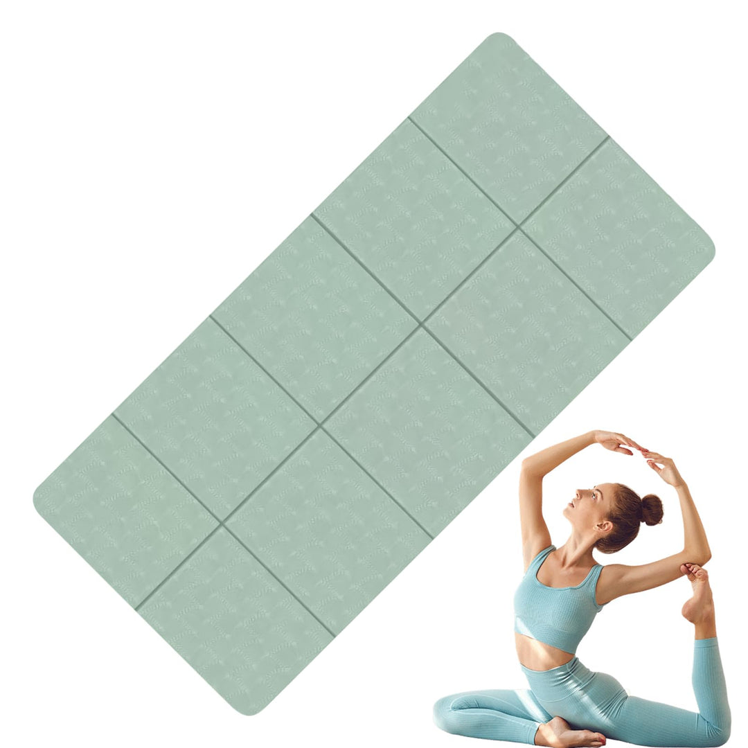 Reise-Yogamatte, rutschfest, faltbar, tragbar, für Zuhause, Yoga, dick, faltbar, Pilates-Bodenübung