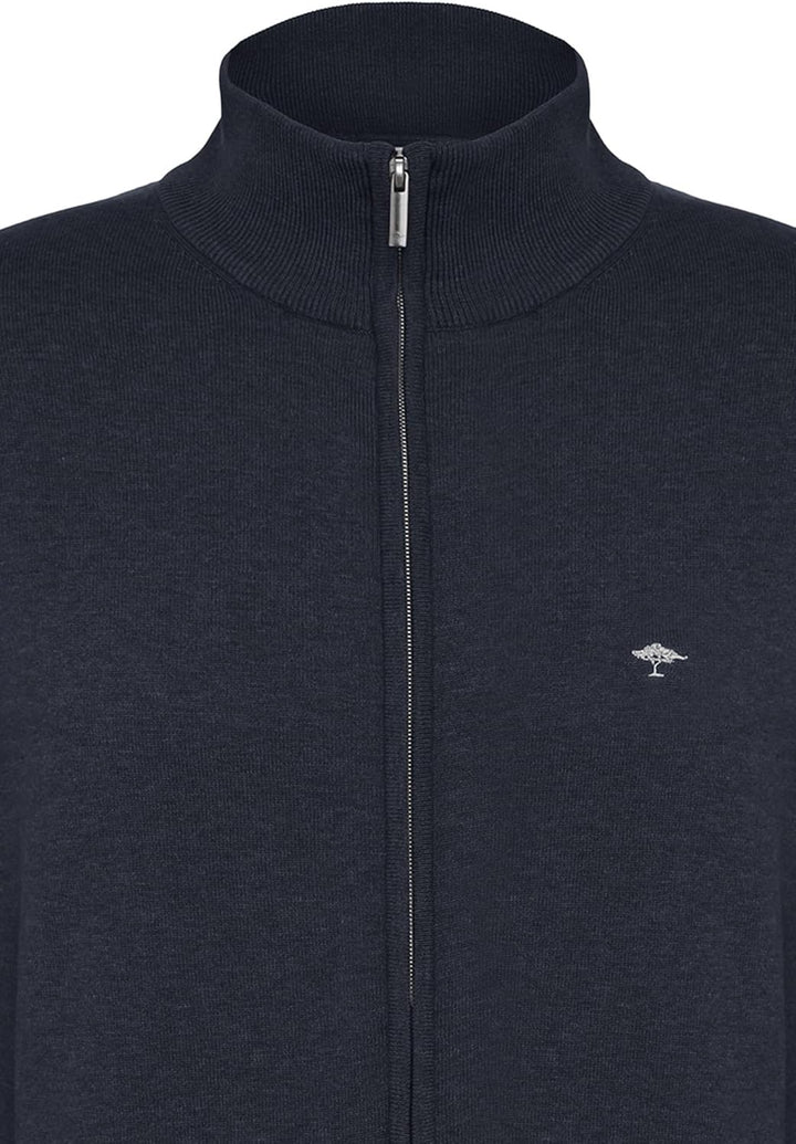 FYNCH-HATTON Herren Cardigan-Zip Strickjacke M Grau (Charcoal 998), M Grau (Charcoal 998)
