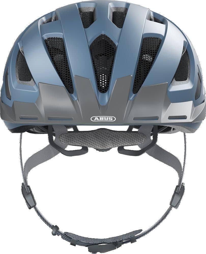 ABUS Stadthelm Urban-I 3.0 - Fahrradhelm mit Rücklicht, Schirm und Magnetverschluss - für Damen und