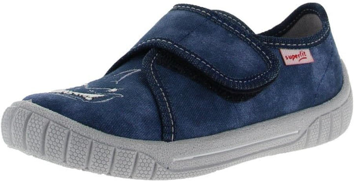 Superfit Jungen Bill Hausschuhe 33 EU Weit Blau 8060, 33 EU Weit Blau 8060