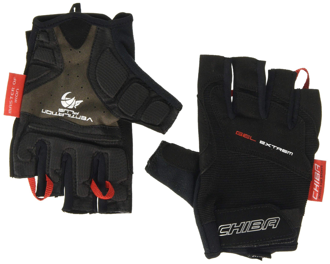Chiba Erwachsene Handschuh Gel Extrem S Schwarz, S Schwarz