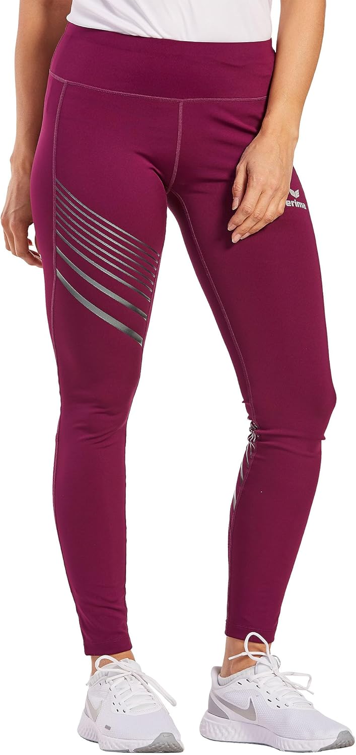 Erima Damen Race Line 2.0 lange Laufhose 32 Aubergine, 32 Aubergine