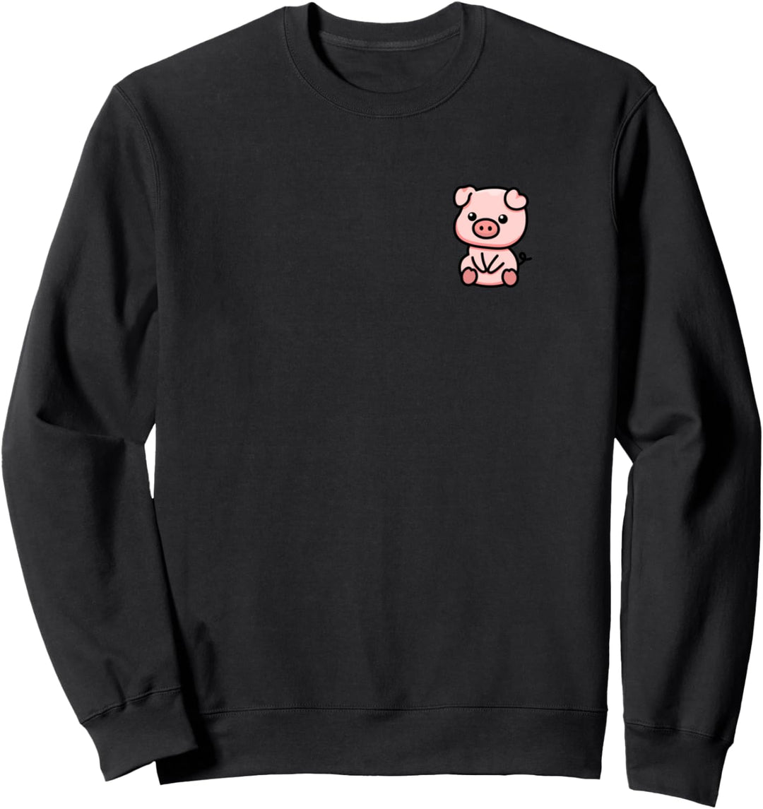 Süsses Glücksschwein Ferkel Sweatshirt