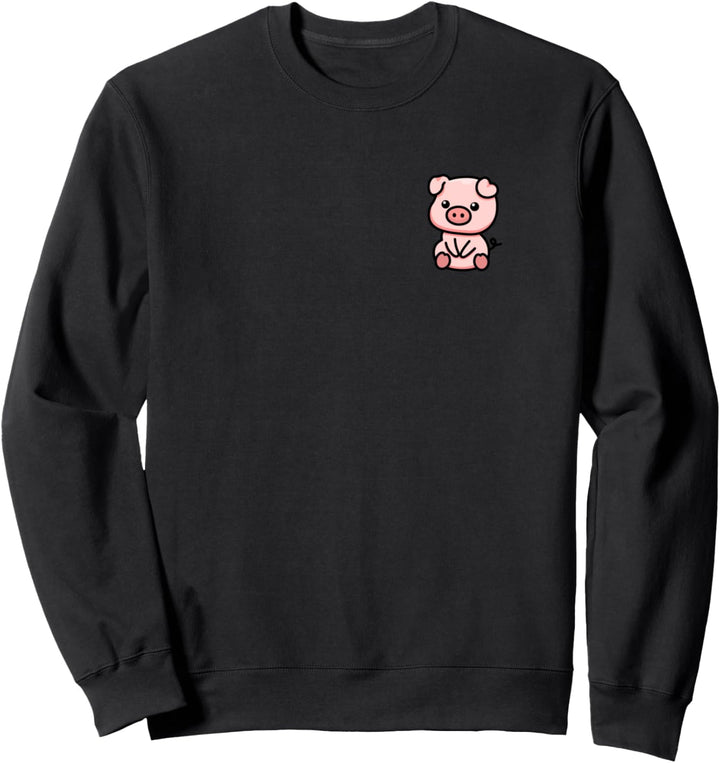 Süsses Glücksschwein Ferkel Sweatshirt