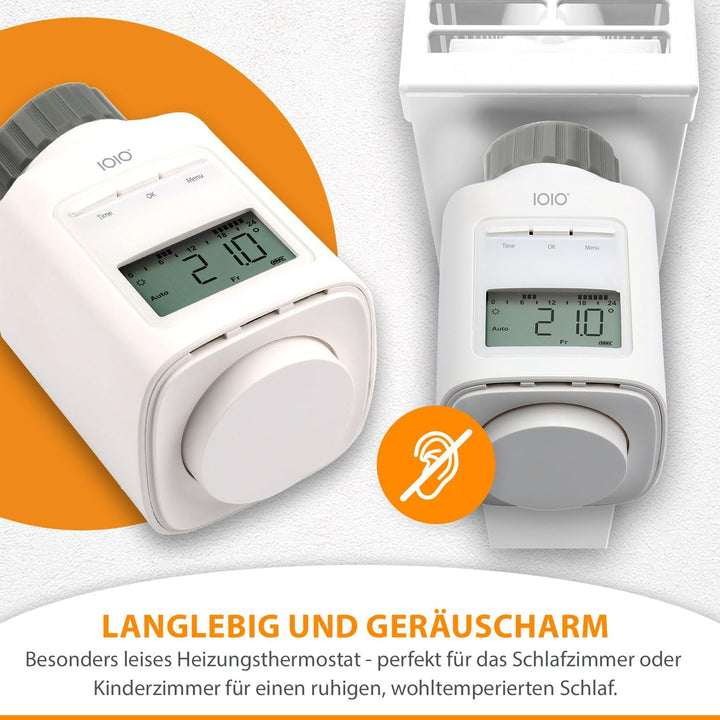 3 Stück IOIO Elektronisches Heizungsthermostat HT 2000/22 der Neue Thermostat Heizung programmierbar