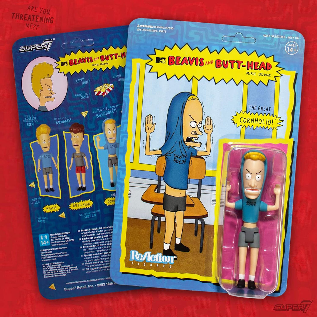 Super7 Beavis and Butt-Head The Great Cornholio – 12,7 cm grosse Beavis und Butt-Head Actionfigur, K
