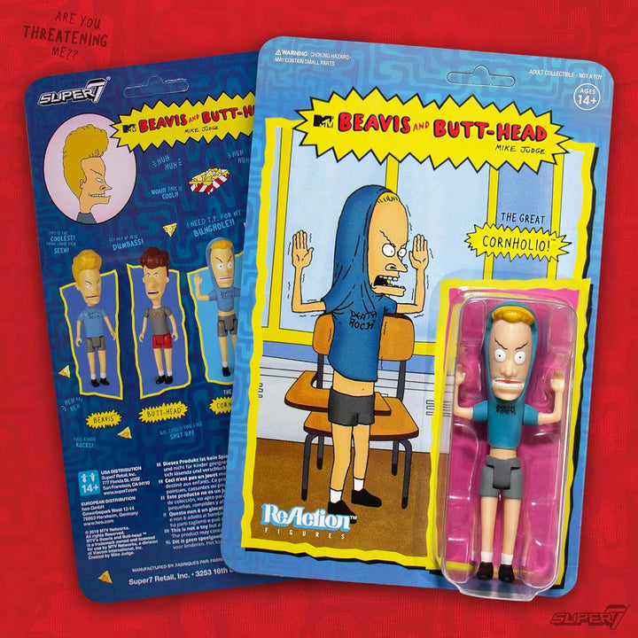 Super7 Beavis and Butt-Head The Great Cornholio – 12,7 cm grosse Beavis und Butt-Head Actionfigur, K