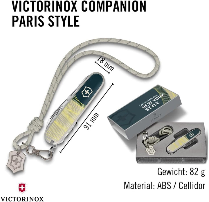 VICTORINOX Taschenmesser Companion, 16 Funktionen, Swiss Made, Multitool für Frauen, inkl. Geschenkb