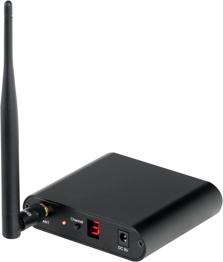Beatfoxx SDT-40 Silent Disco V2 Sender - UHF Stereo-Transmitter - 3 Kanäle - Über 150 m Reichweite -