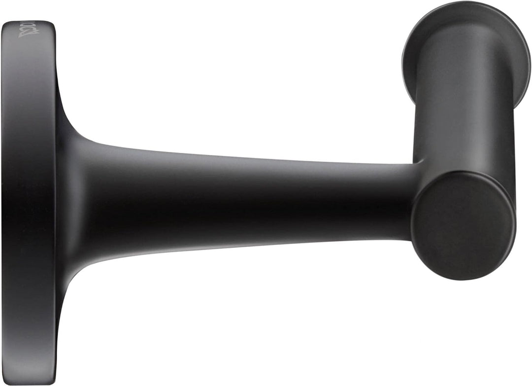 Duravit Papierrollenhalter Starck T, für 1 Rolle, Wandmontage, Schwarz Matt ohne Deckel für 1 Rolle