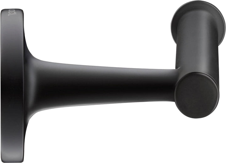 Duravit Papierrollenhalter Starck T, für 1 Rolle, Wandmontage, Schwarz Matt ohne Deckel für 1 Rolle