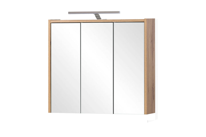 Schildmeyer Carlos Spiegelschrank, Holzwerkstoff, Eiche Landhaus Dekor, 65 cm Eiche Landhaus Dekor 6