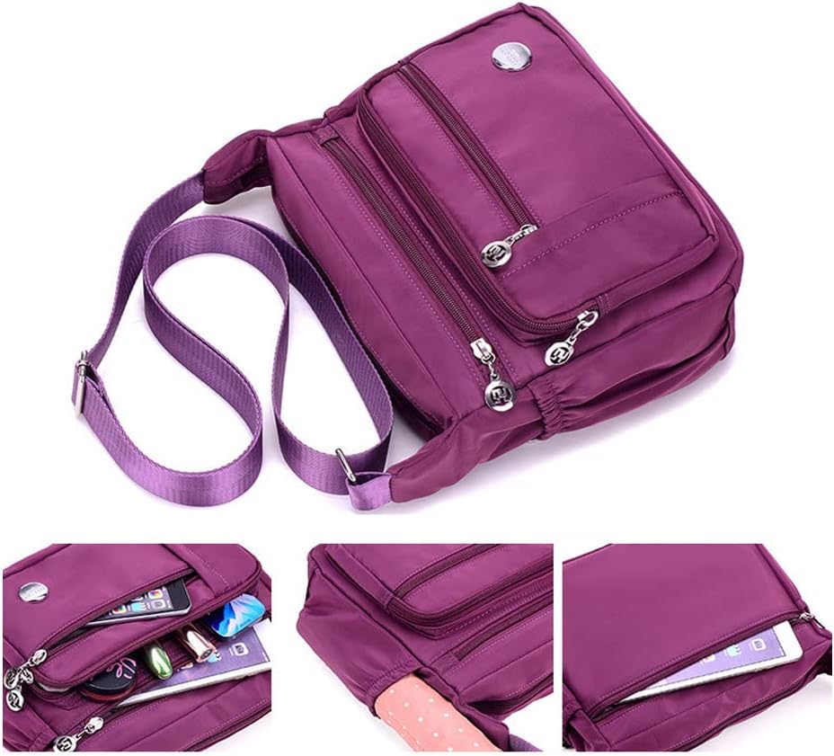 JONON Damen-Umhängetasche, Umhängetasche, modisch, Tragegriff, Handtasche, geräumig, mehrere Taschen