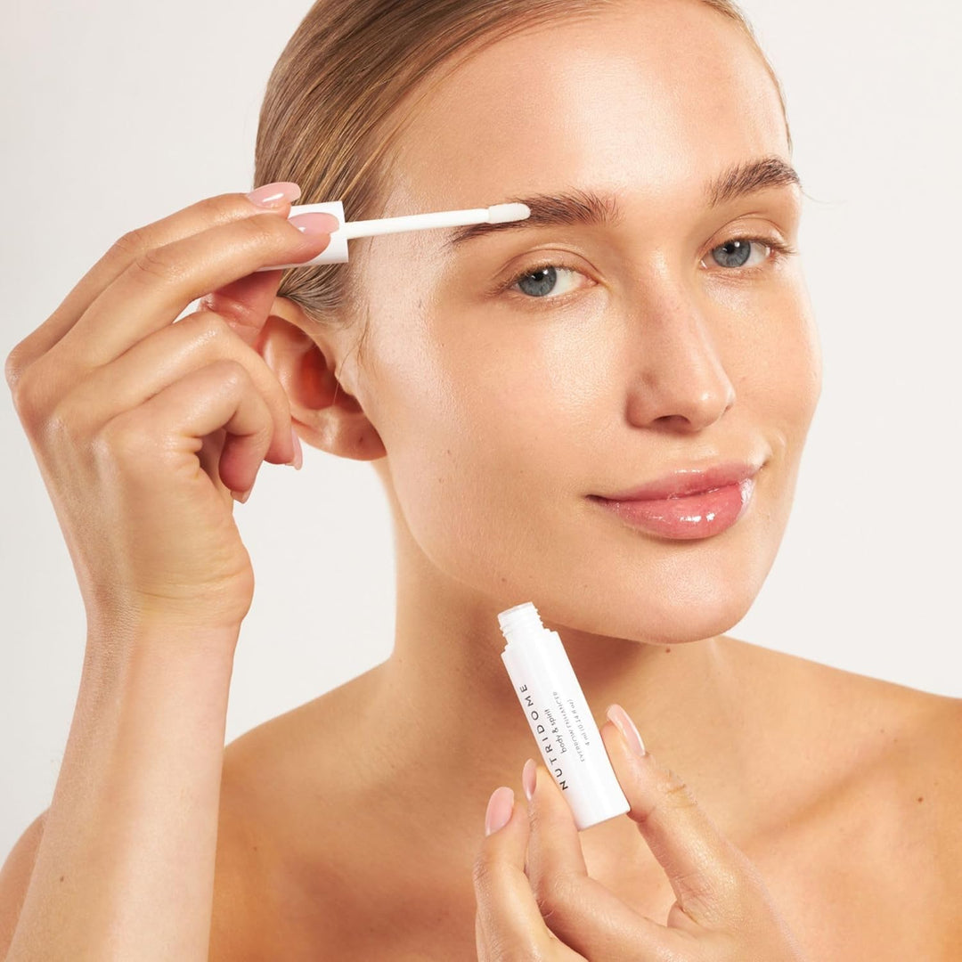 Nutridome Augenbrauenserum Stärkendes 4 ml - Vegan augenbrauen serum, Verdichtet die Haare, Fördert