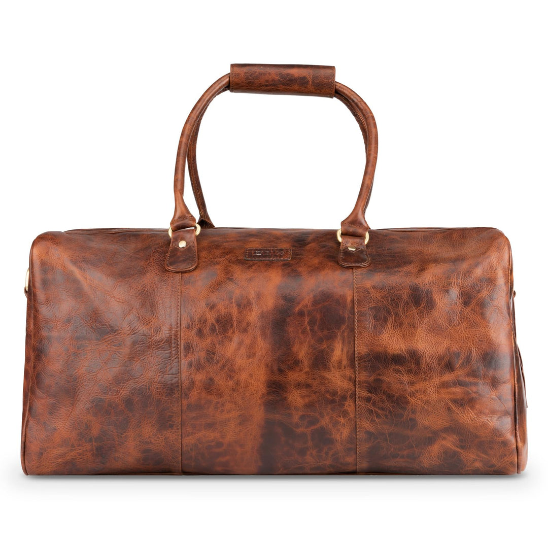 LEABAGS Leder Weekender Damen & Herren I Echtleder Premium Reisetasche I 40 l Sporttasche I Duffle T