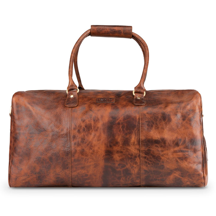 LEABAGS Leder Weekender Damen & Herren I Echtleder Premium Reisetasche I 40 l Sporttasche I Duffle T