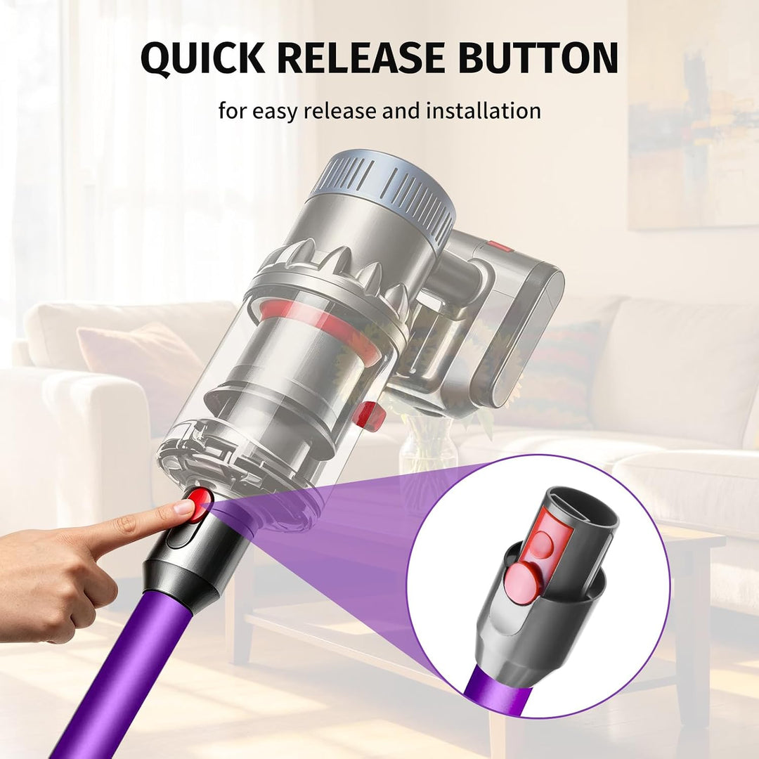 Verlängerungsrohr Kompatibel mit Dyson V12, V10 Stabstaubsauger | 74cm Elektrisches Saugrohr, Ersatz