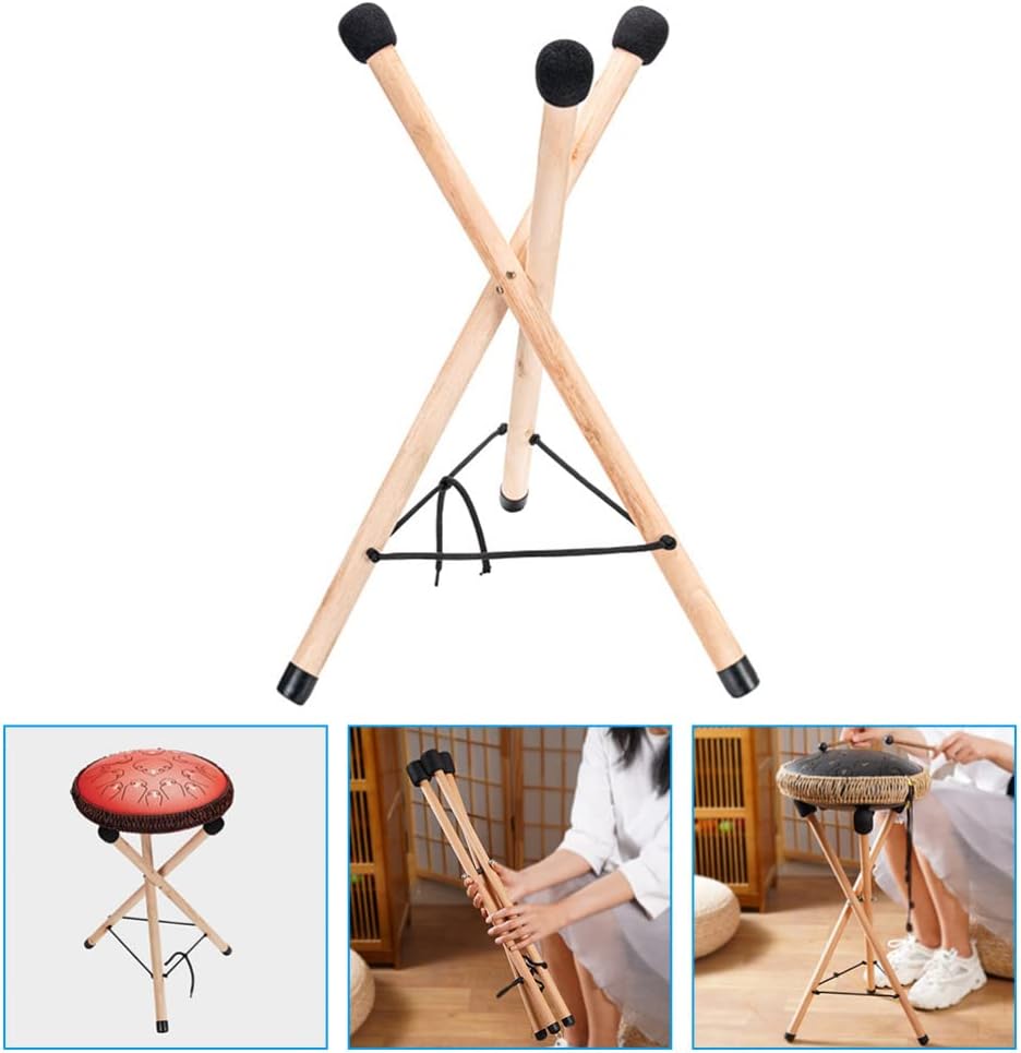 Alipis Trommelbasis Halterung Für Zungentrommel Drum-pad-ständer Zungentrommelhalter Für Boden Dreib