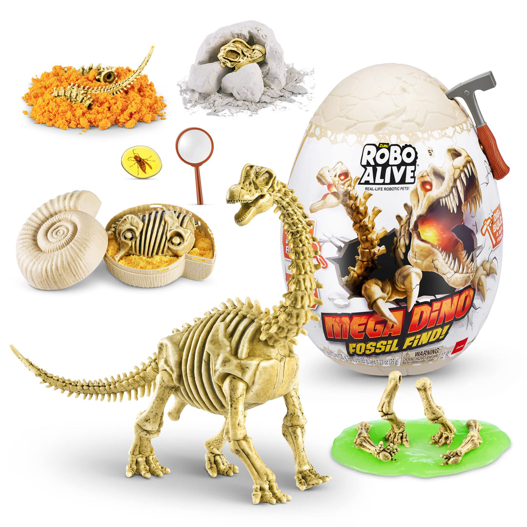 Robo Alive Mega Dino Fossil Find von ZURU, Brontosaurus, Brontosaurus
