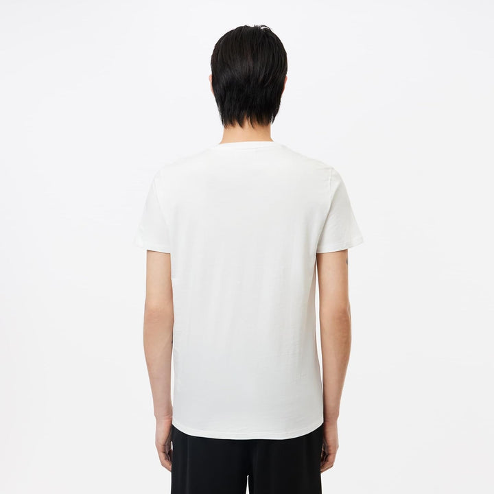 Lacoste Herren T-Shirt XS Blanc, XS Blanc
