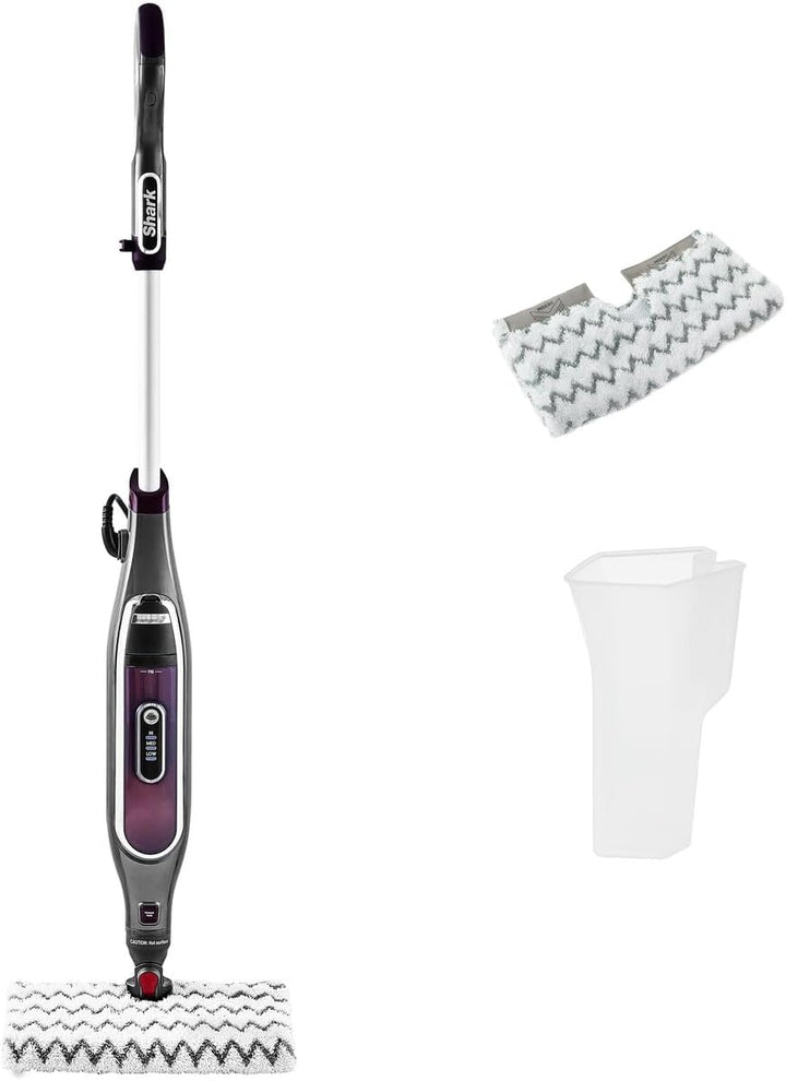 Shark [S6003EU] Klik n´ Flip Smartronic Deluxe Dampfmopp/Dampfreiniger (mit 2 doppelseitigen Dirt-Gr